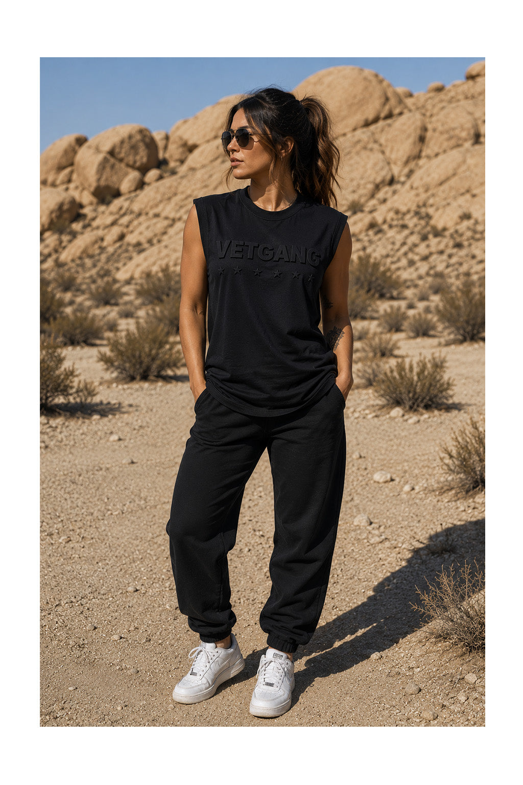 VetGang Summer Muscle Tee - Black