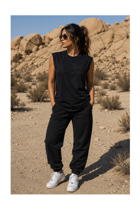VetGang Summer Muscle Tee - Black