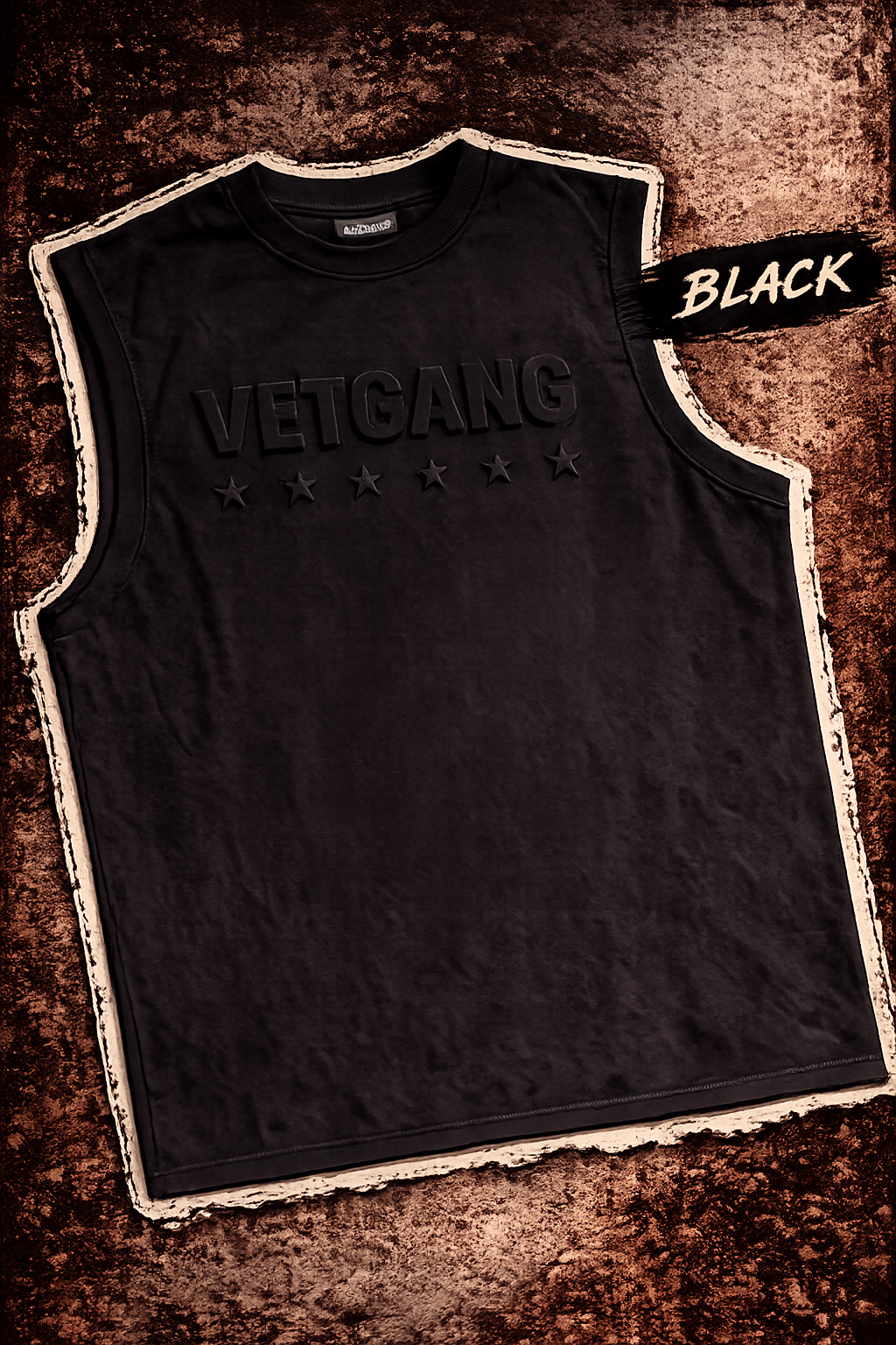 VetGang Summer Muscle Tee - Black
