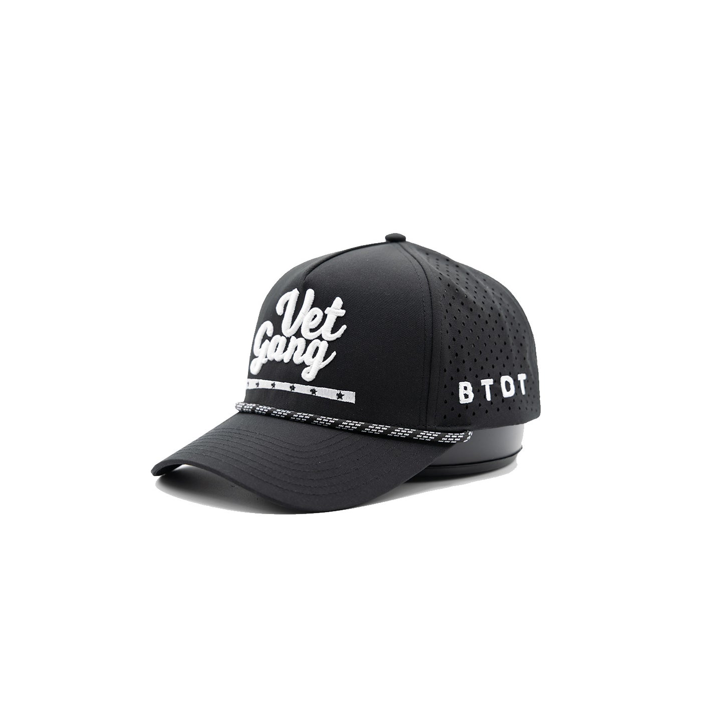 VetGang Black Snapback Hat