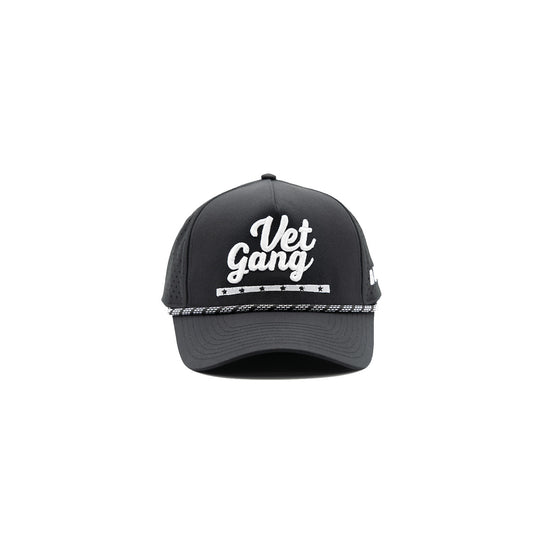 VetGang Black Snapback Hat