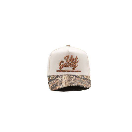 VetGang Camo Brim Snapback Hat