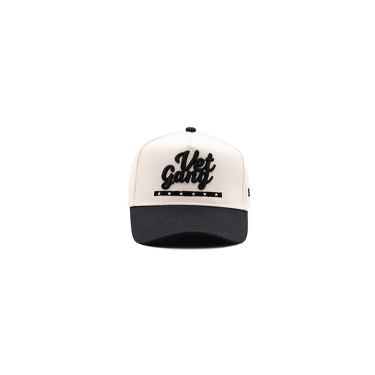 VetGang Creme Baseball Snapback Hat